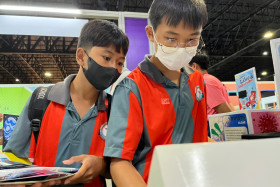 บรรยากาศในงานมหกรรมวิทยาศาสตร์และเทคโนโลยีแห่งชาติ ประจำปี 2 ... พารามิเตอร์รูปภาพ 68